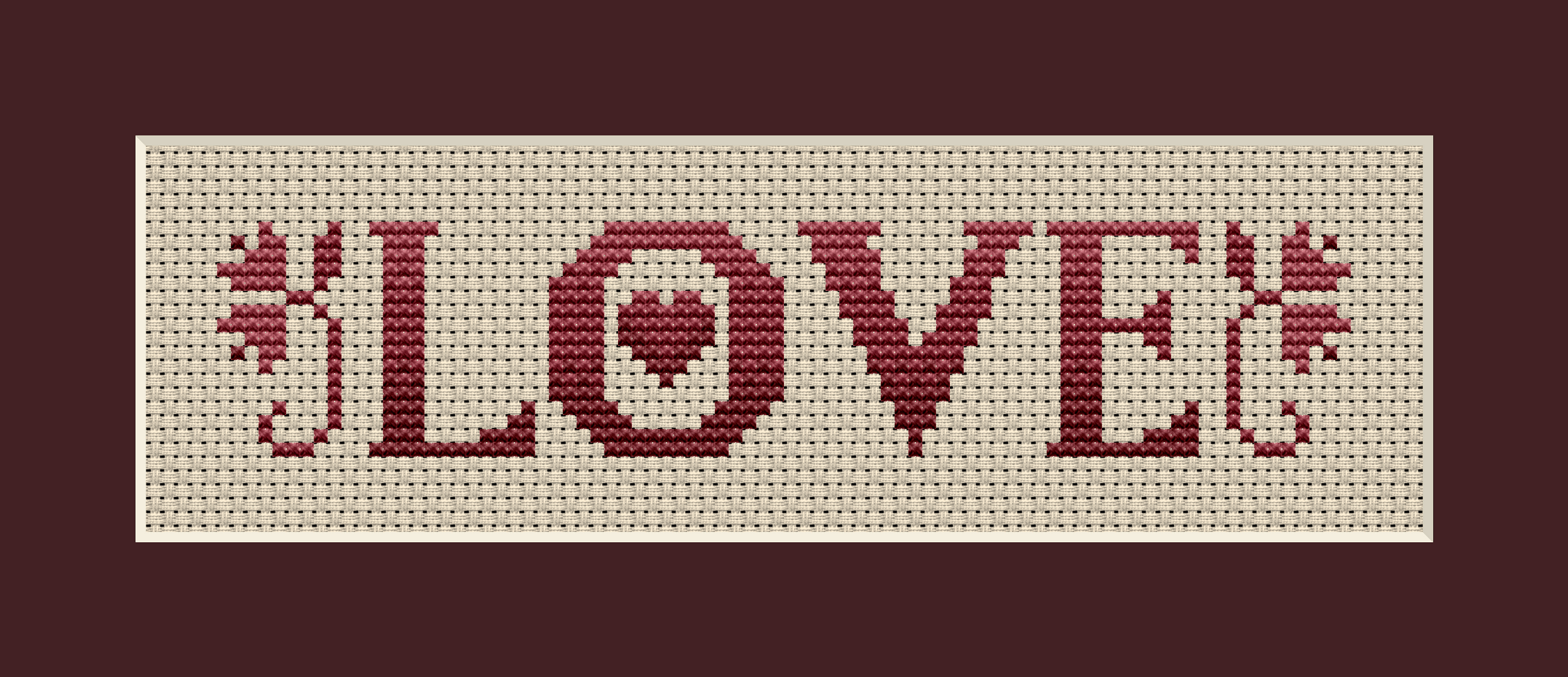 Free 2025 Love Cross Stitch Pattern 10-111 (free)