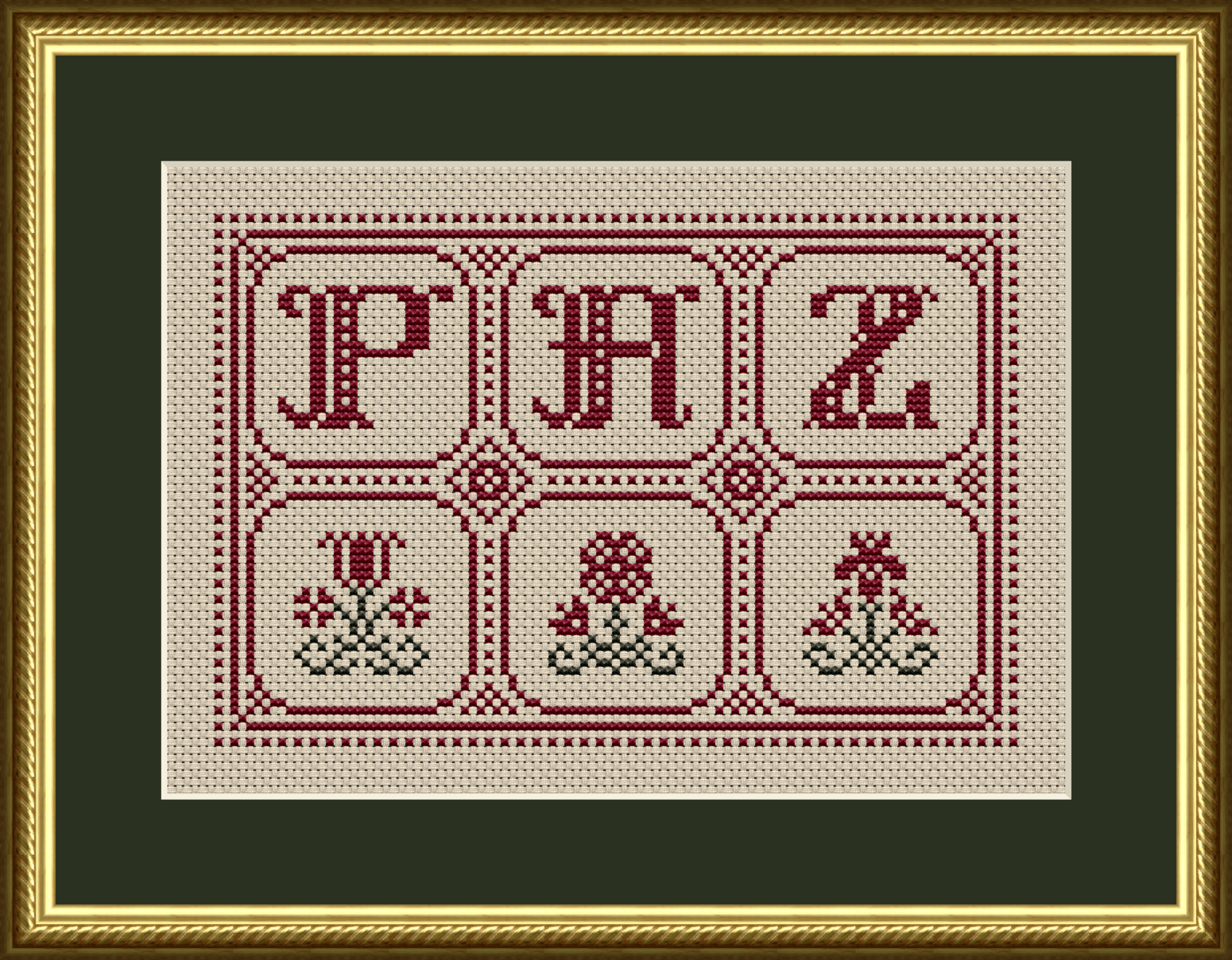 Floral Paz Floral Peace in Spanish Cross Stitch Pattern 1126-S