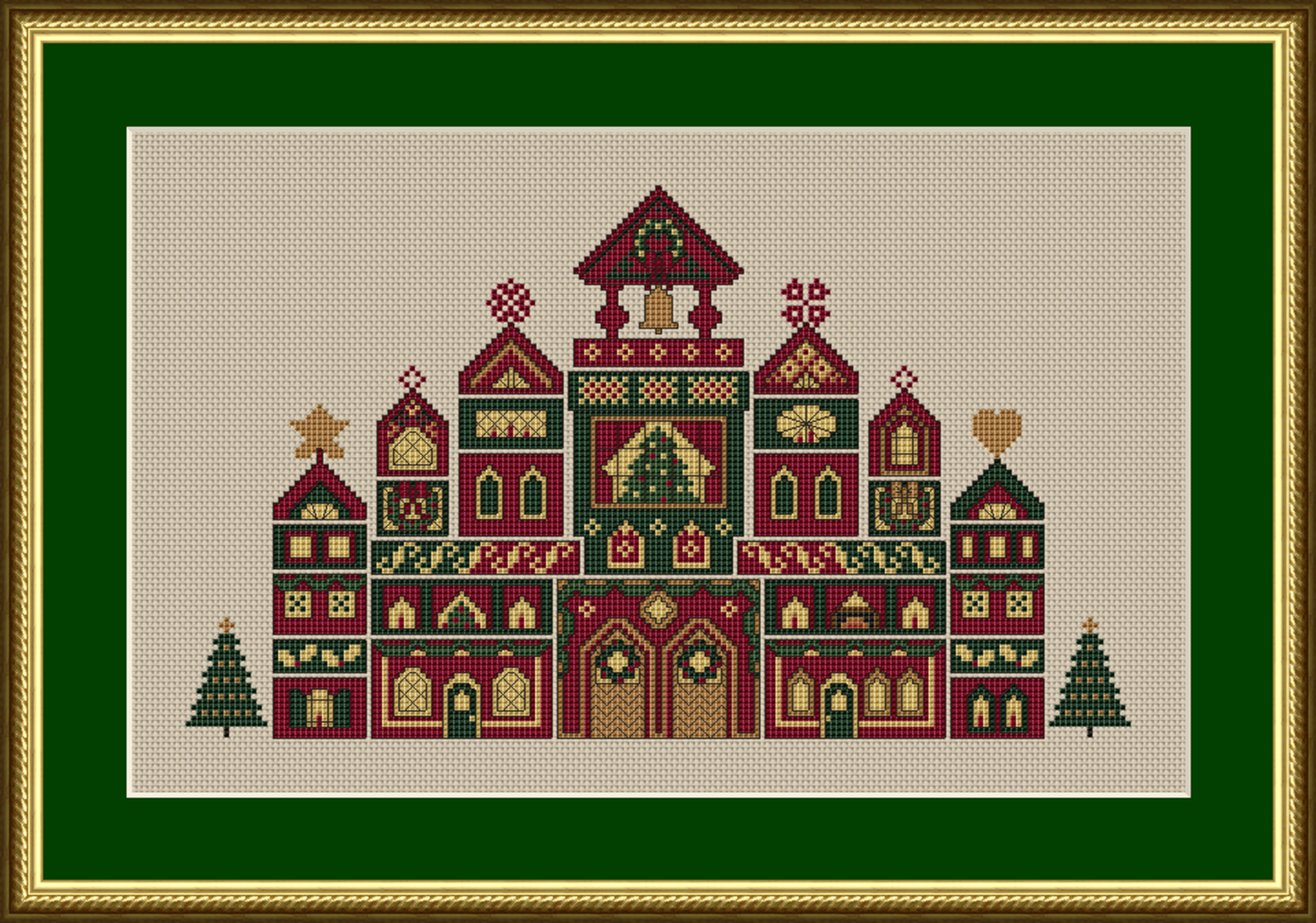 Christmas Celebration Cross Stitch Pattern 1190