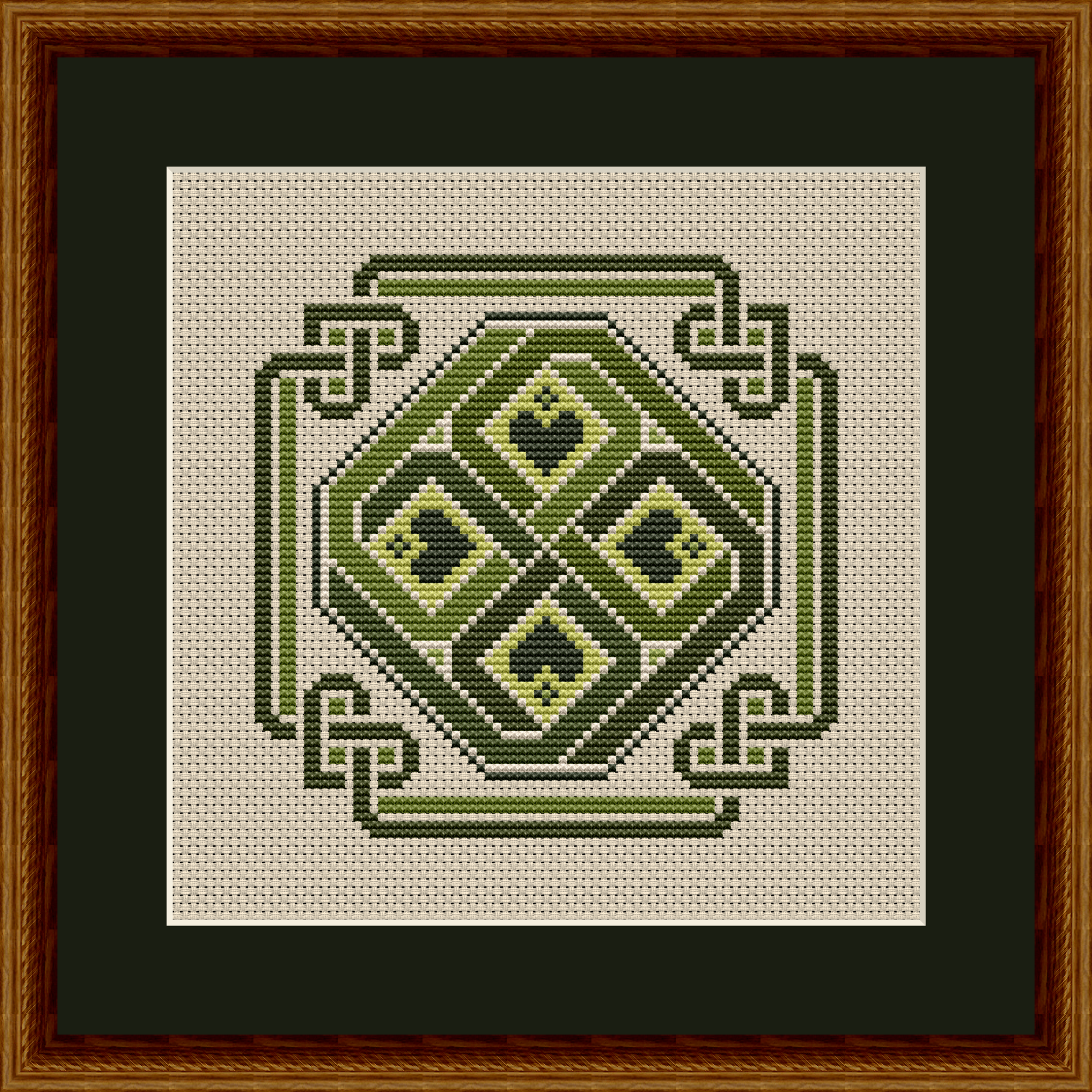 Celtic Knot Design Hazel’s Hearts Cross Stitch Pattern 1303