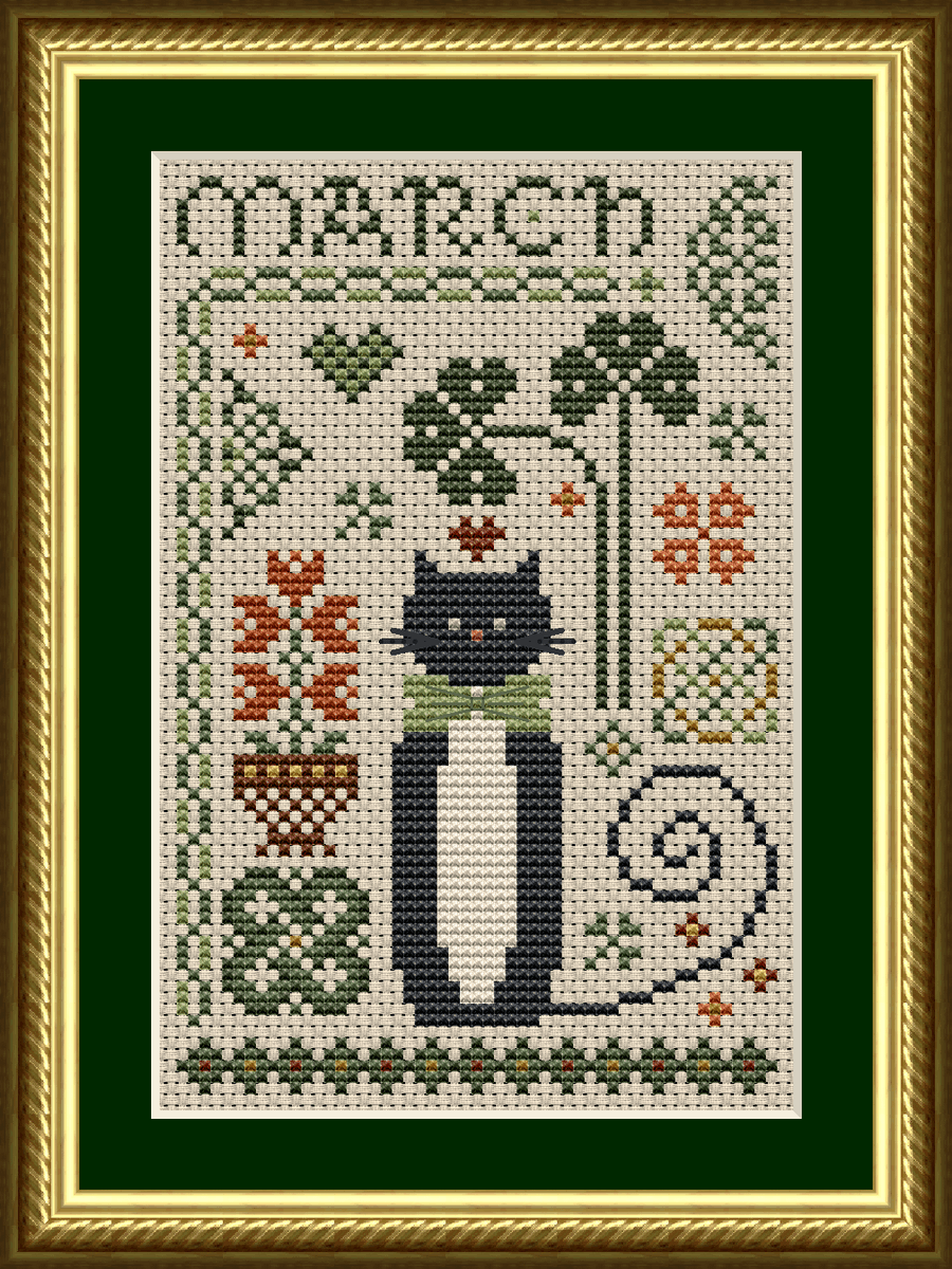 Cat Tales Collection: March Cat – Pattern 5553