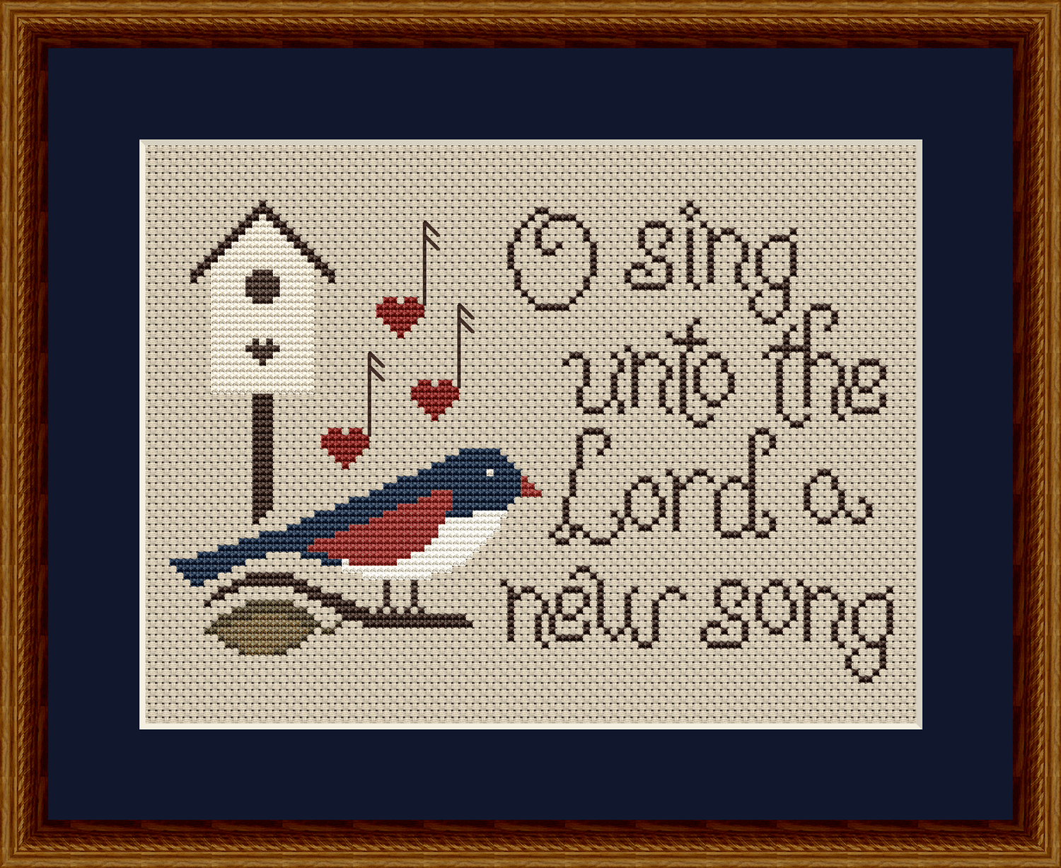 O Sing Unto The Lord – Pattern 2009-E