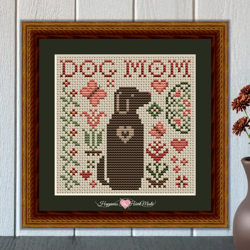 The Dog Days - Dog Mom Cross Stitch Pattern 6545