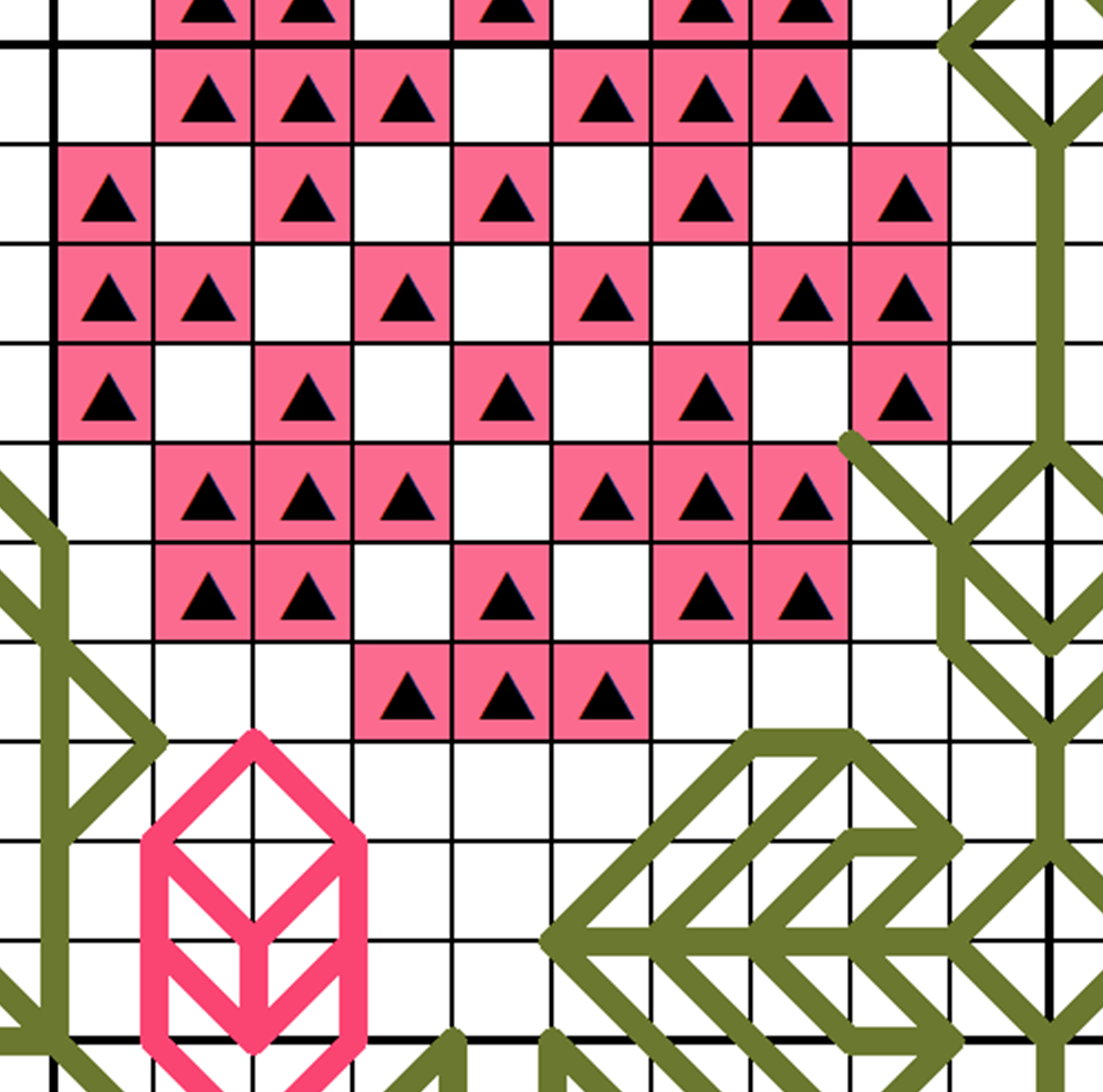 3508 - color chart sample - pink