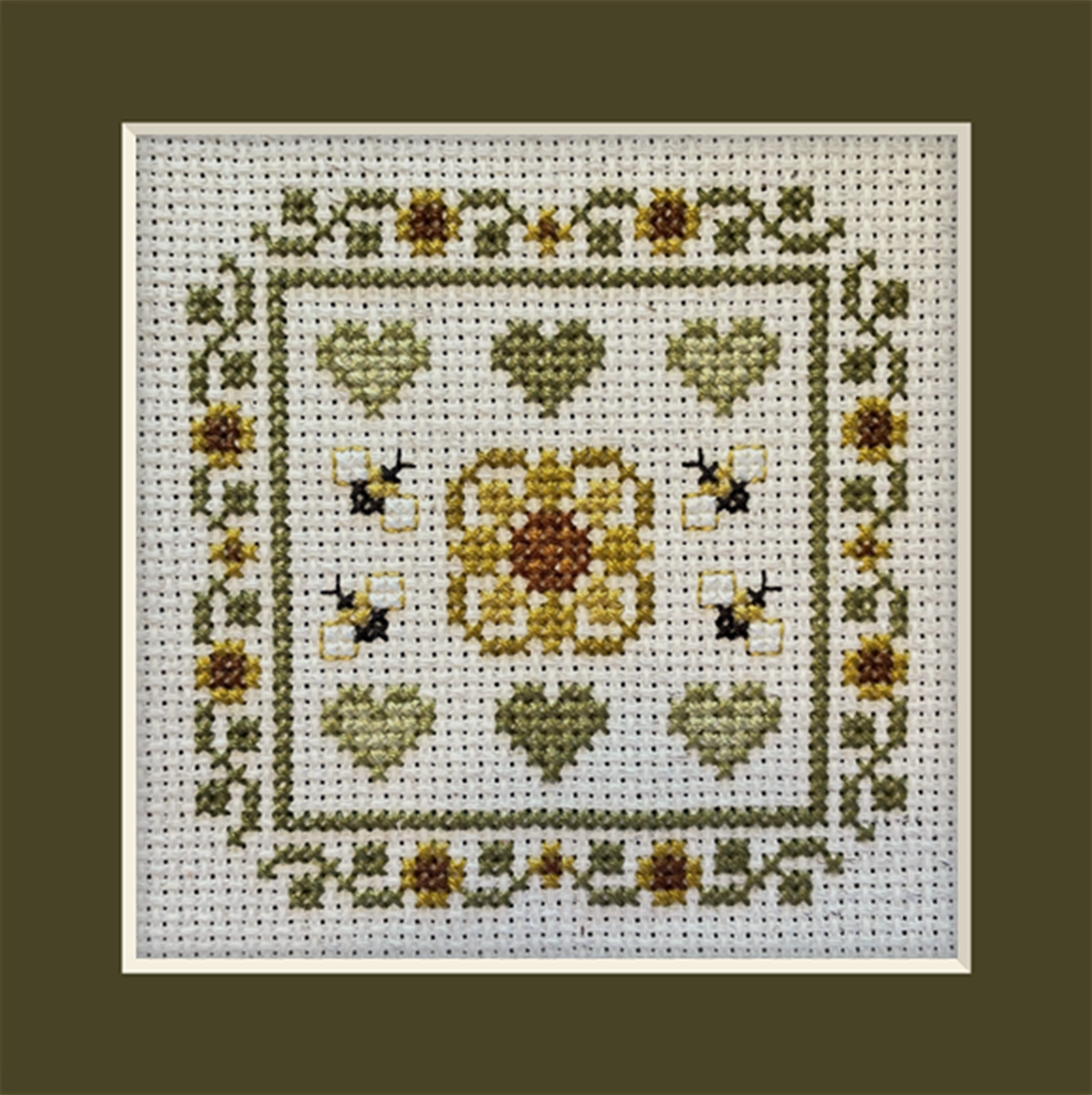 Beekeeping Crows Cross Stitch Pattern 1015