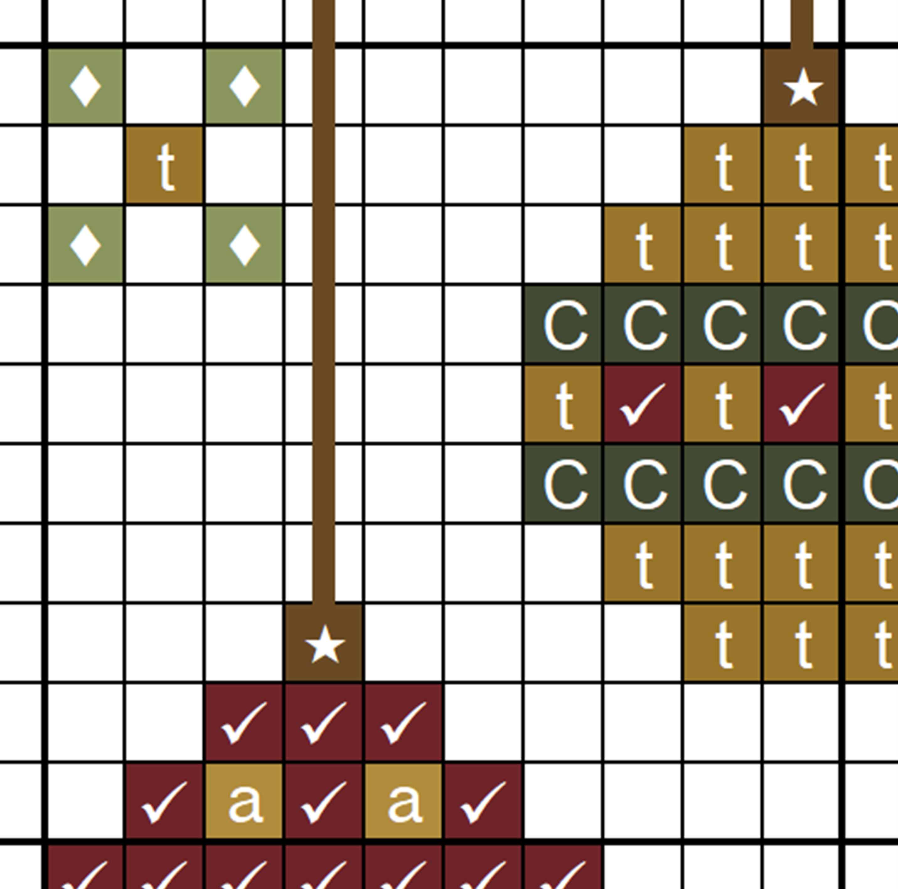 5581 - color chart sample