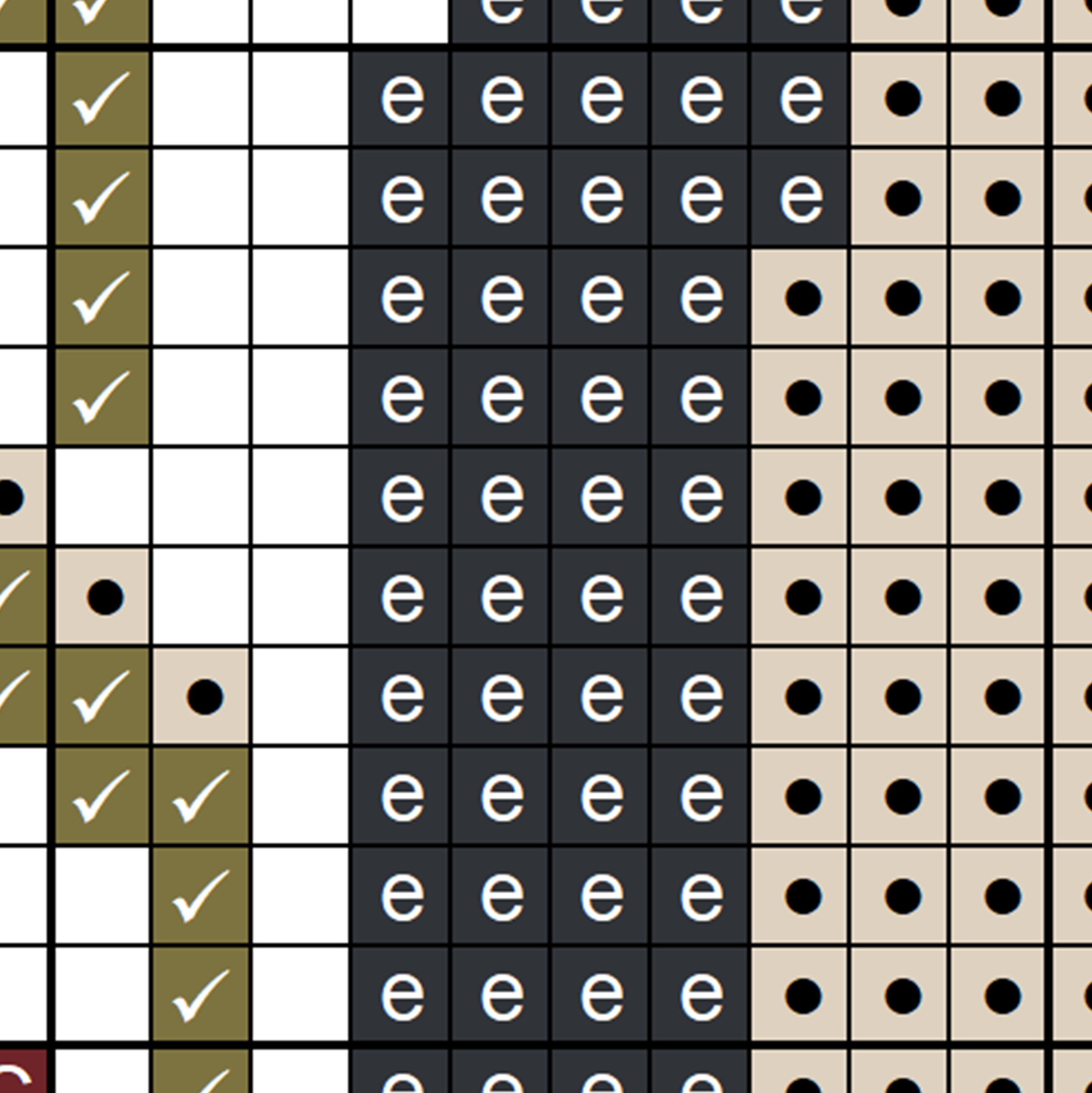 5562 - color chart sample